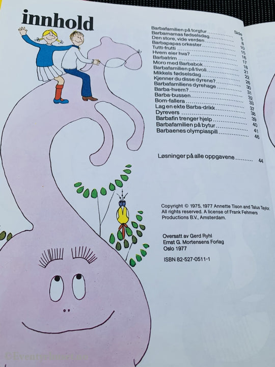 Annette Tison & Talus Taylor. 1977. Moro Med Barbapappa. Fortelling