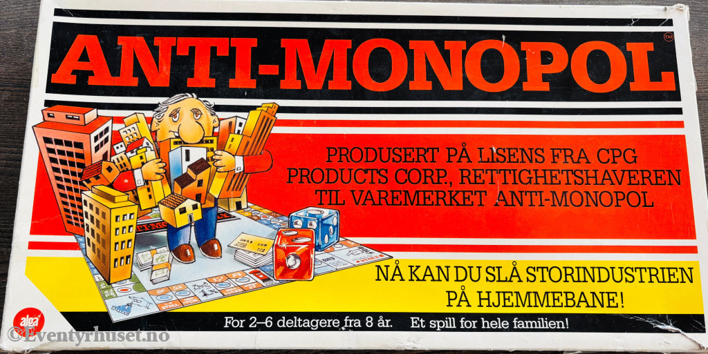Anti-Monopol. Brettspill.