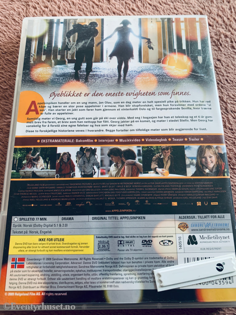 Appelsinpiken (2009). DVD.