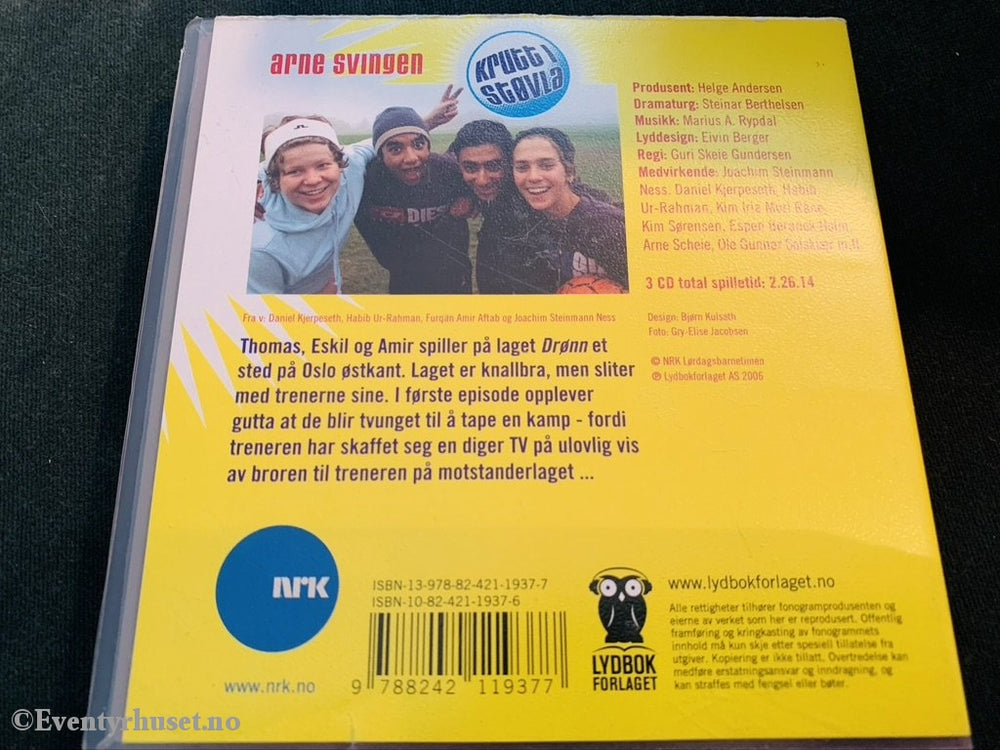 Arne Svingen. 2006. Krutt I Støvla (Nrk). Lydbok På 3 Cd.