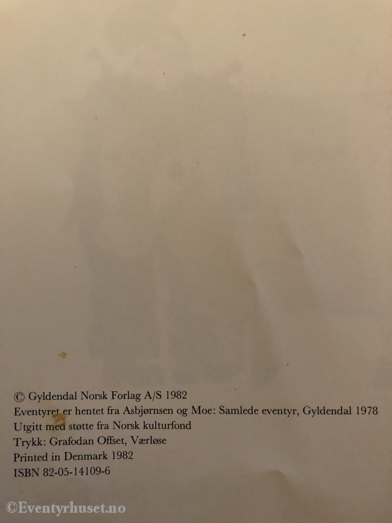 Asbjørnsen & Moe. 1982. Mannen Som Skulle Stelle Hjemme. Ved Haakon Bjørklid. Eventyrbok