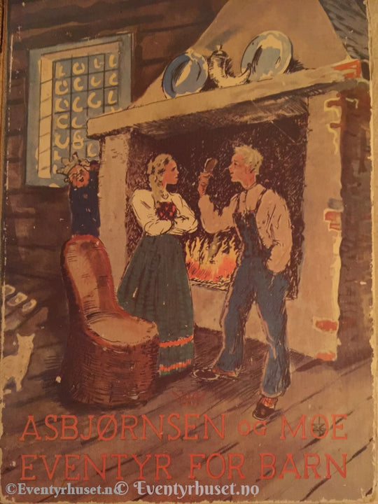 Asbjørnsen Og Moe. 1950. Eventyr For Barn. Eventyrbok