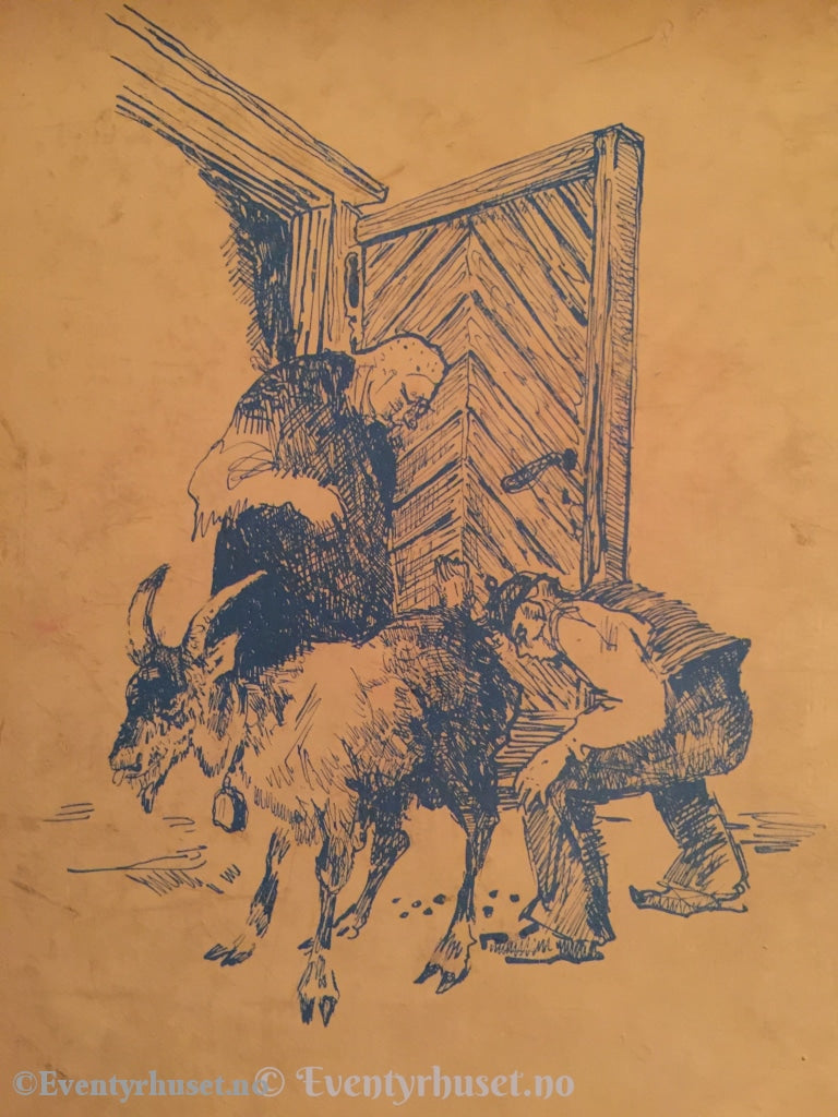 Asbjørnsen Og Moe. 1950. Eventyr For Barn. Eventyrbok