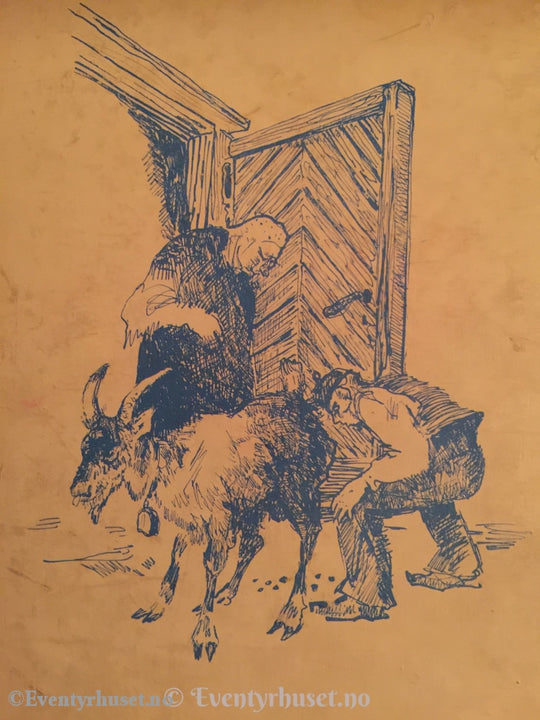 Asbjørnsen Og Moe. 1950. Eventyr For Barn. Eventyrbok