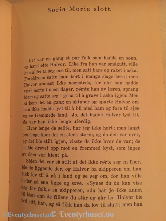 Asbjørnsen Og Moe. 1953. Veslefrikk Med Fela Andre Eventyr. Eventyrbok