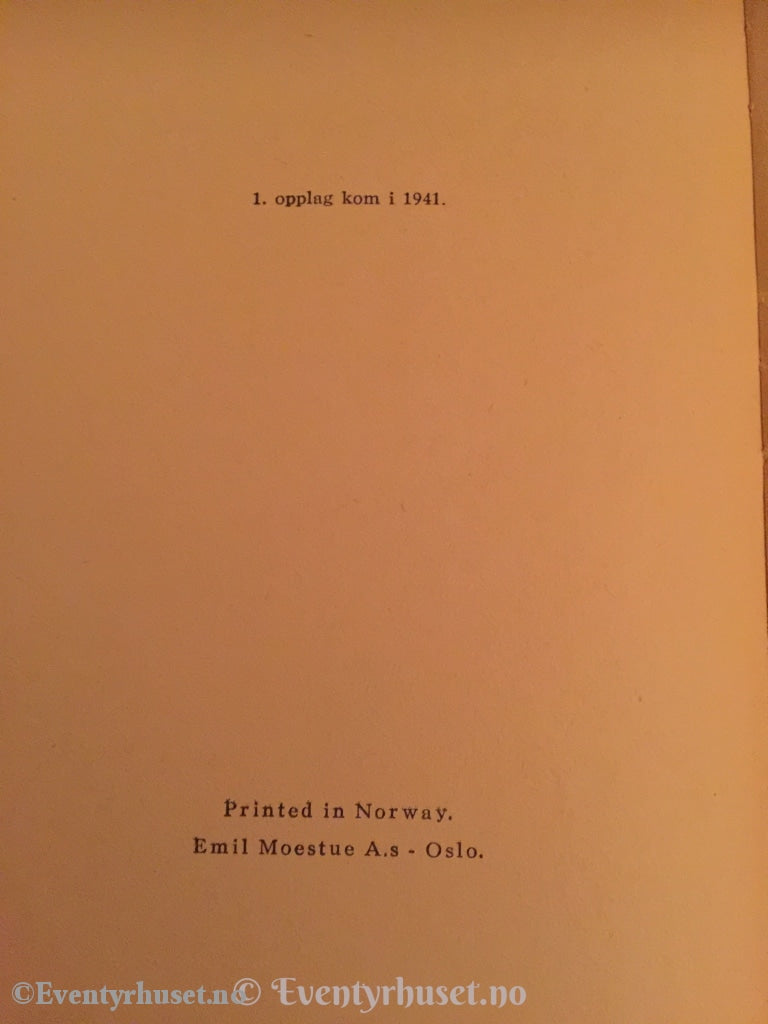 Asbjørnsen Og Moe. 1953. Veslefrikk Med Fela Andre Eventyr. Eventyrbok
