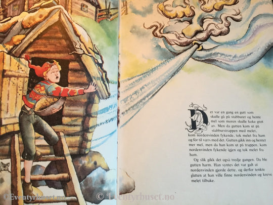 Asbjørnsen Og Moe. 1980. Gutten Nordenvinden. Eventyrbok