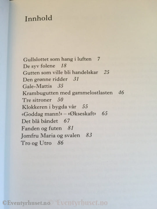 Asbjørnsen Og Moe. 1993. Det Var En Gang - 3. Gullslottet Som Hang I Luften Andre Eventyr.