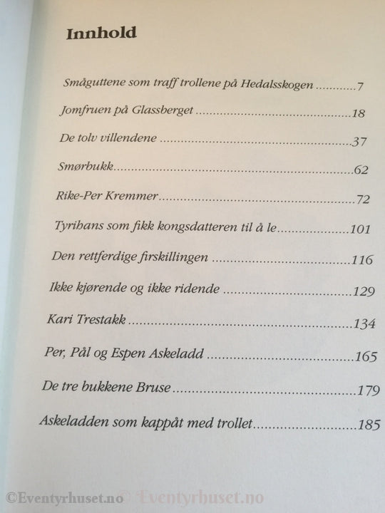 Asbjørnsen Og Moe. 1994. Libris Utvalgte Eventyr. Eventyrbok