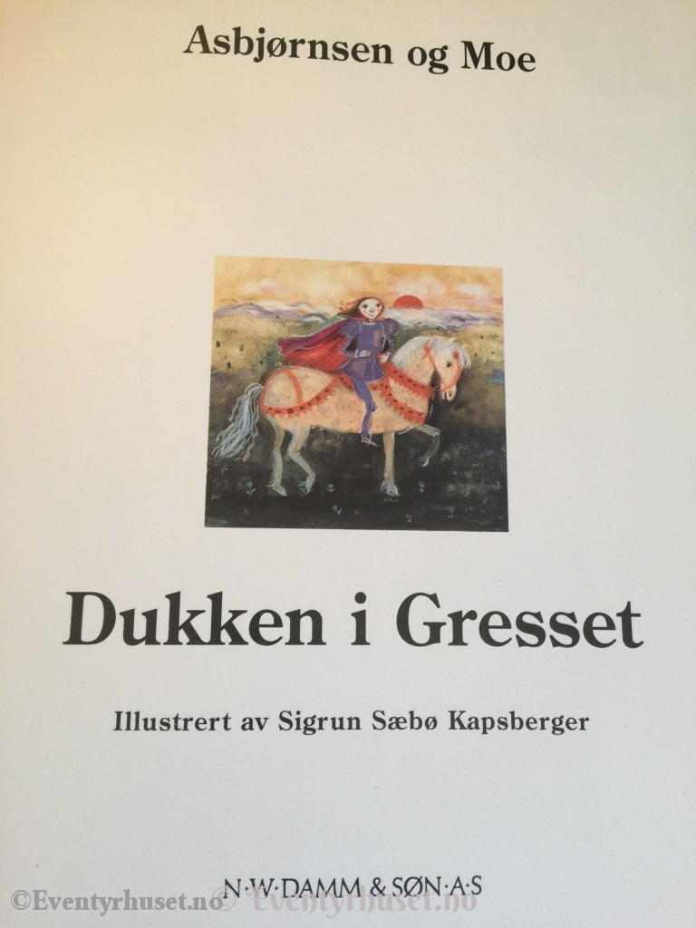 Asbjørnsen Og Moe. 1995. Dukken I Gresset. Eventyrbok