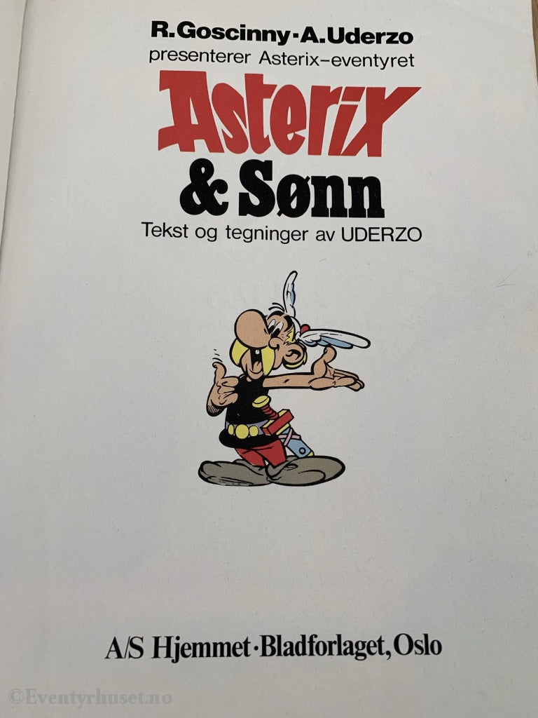 Asterix Album Nr. 27. Og Sønn. 1983. Tegneseriealbum