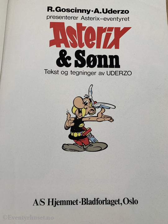 Asterix Album Nr. 27. Og Sønn. 1983. Tegneseriealbum