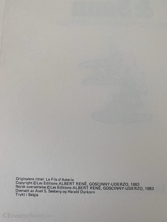 Asterix Album Nr. 27. Og Sønn. 1983. Tegneseriealbum