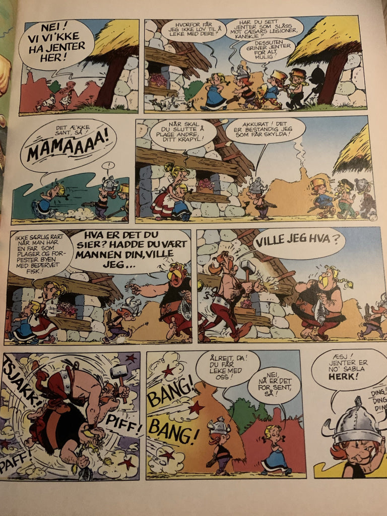 Asterix - Damenes Inntogsmarsj. 1991. Tegneseriealbum