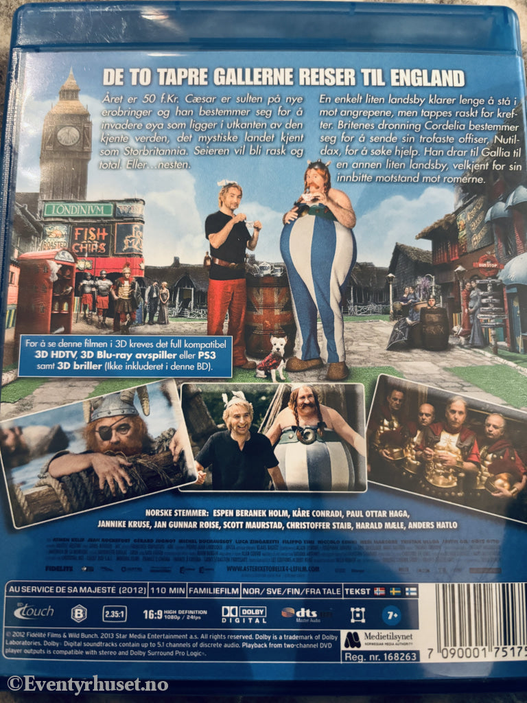 Asterix & Obelix hos britene. Blu-ray.