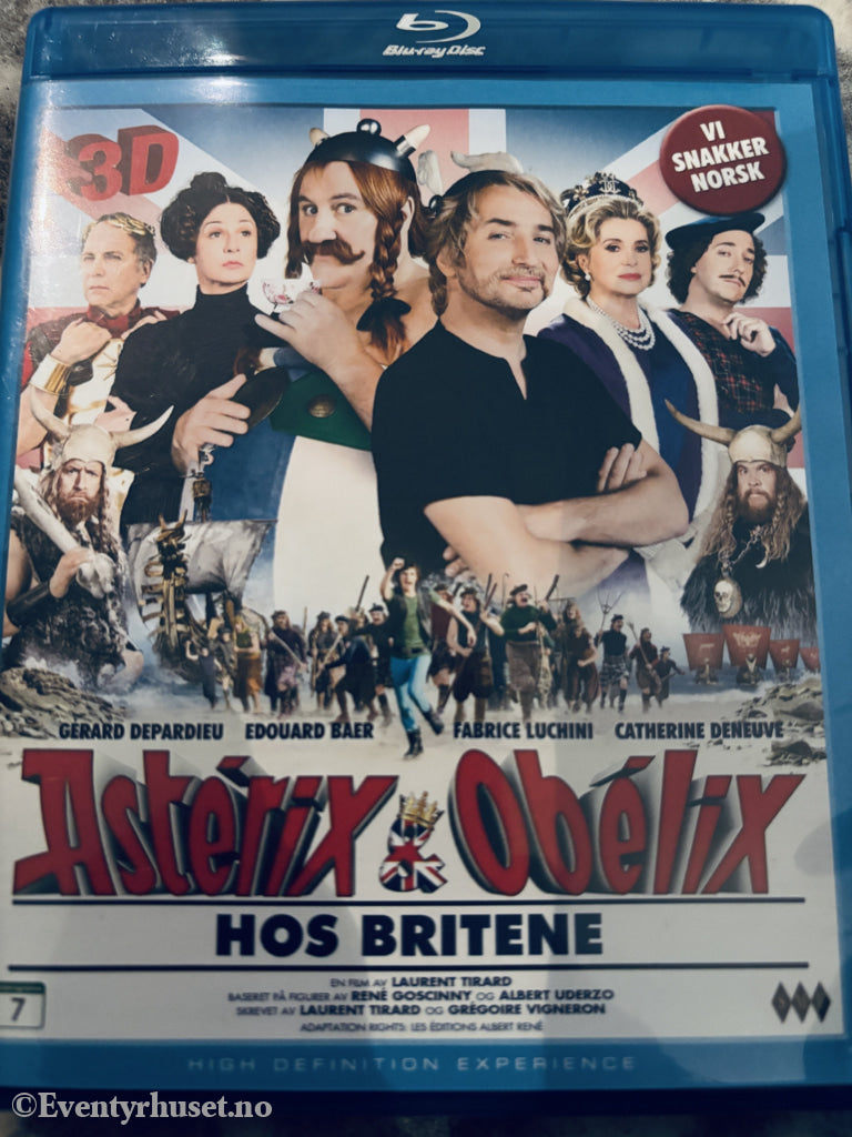 Asterix & Obelix hos britene. Blu-ray.