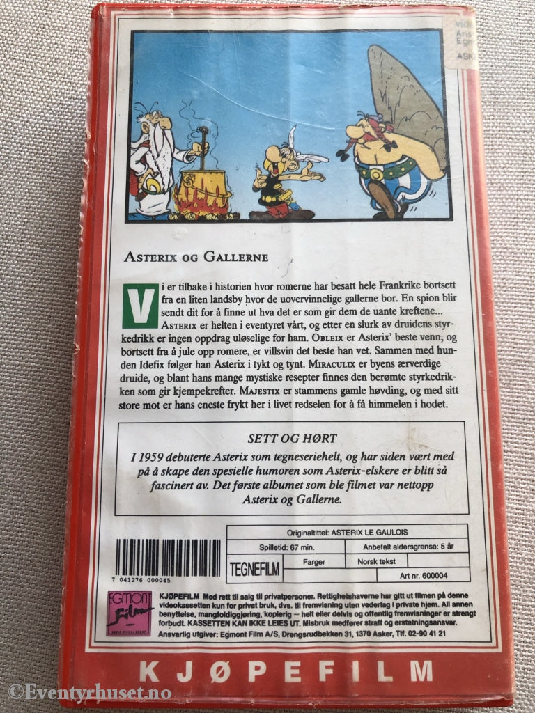 Asterix Og Gallerne. Vhs. Vhs