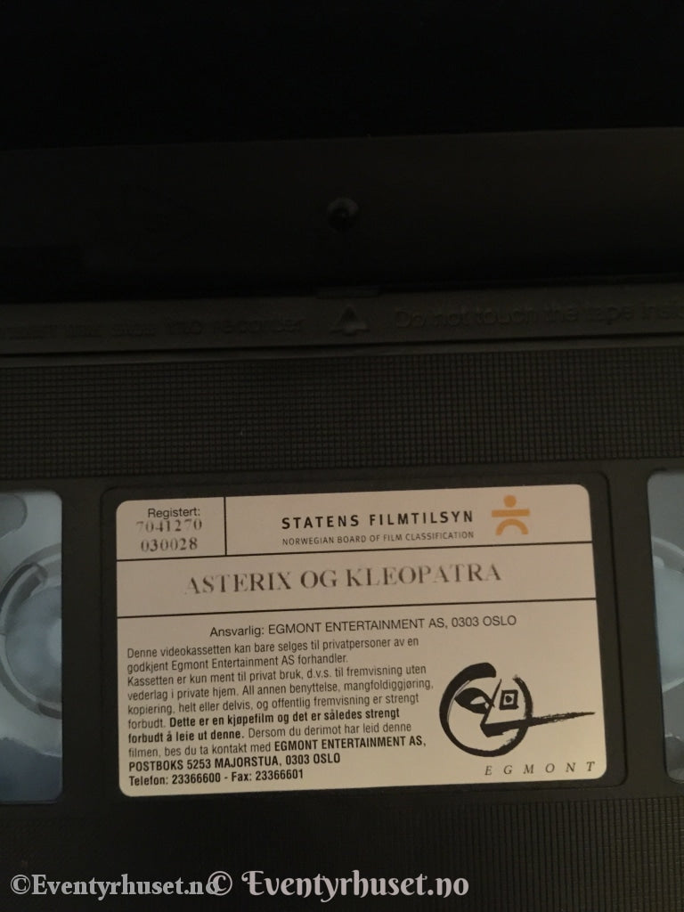 Asterix Og Kleopatra. 1983. Vhs. Vhs