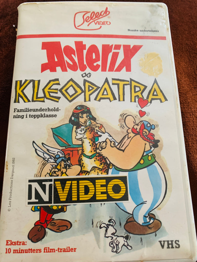 Asterix og Kleopatra. VHS. VHS Big Box