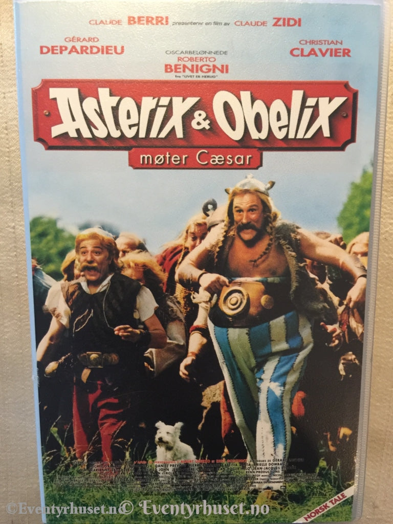 Asterix Og Obelix Møter Cæsar. 1999. Vhs. Vhs