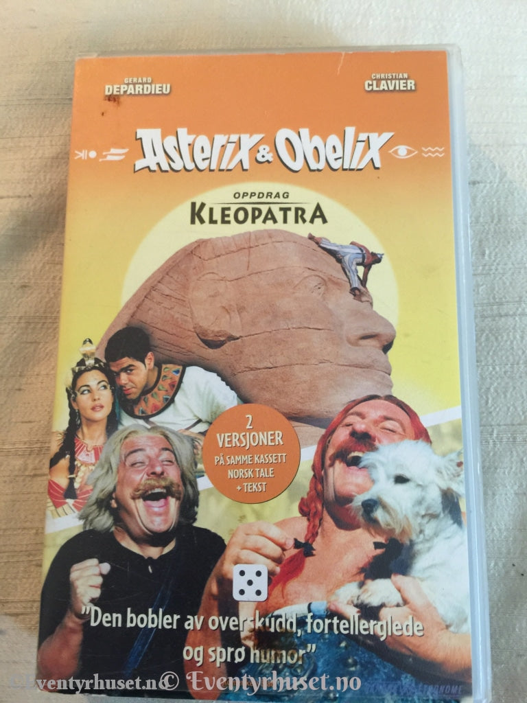 Asterix Og Obelix. Oppdrag Kleopatra. 2002. Vhs. Vhs