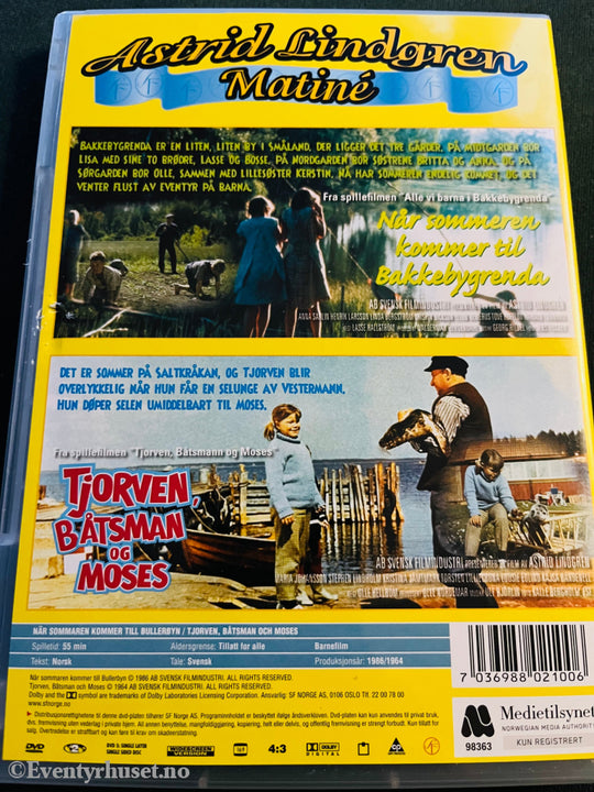 Astrid Lindgren. 1964/86. Matiné - Når Sommeren Kommer Till Bakkebygrenda / Tjorven Båtsman Og