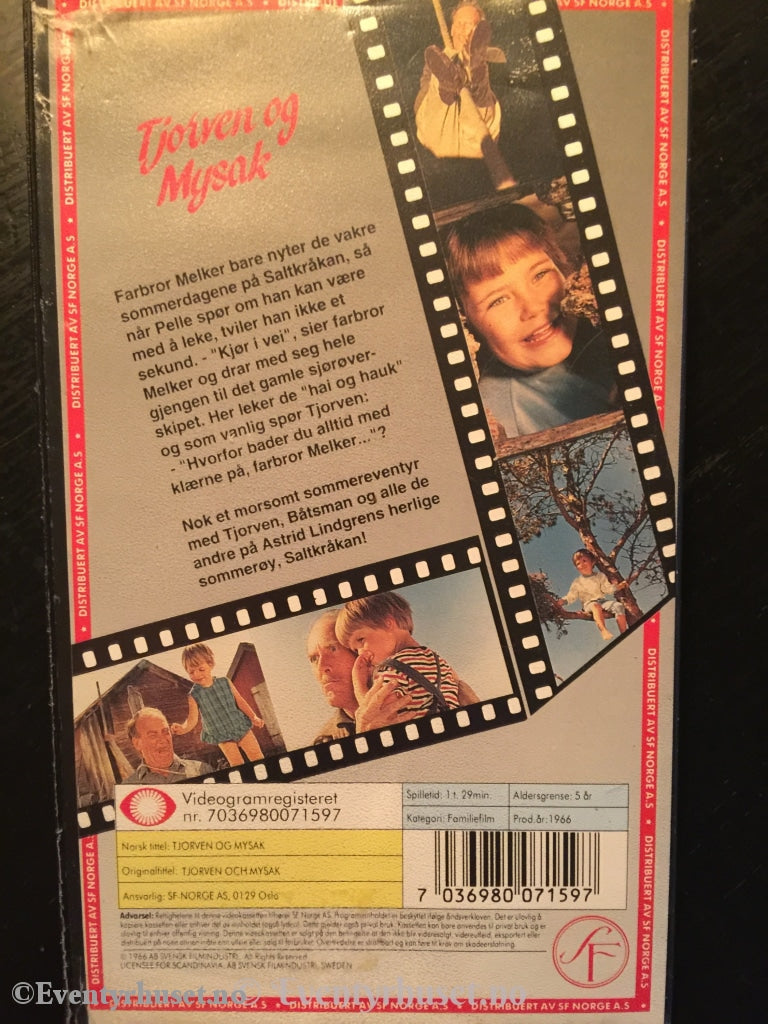 Astrid Lindgren. 1966. Tjorven Og Mysak. Vhs. Vhs