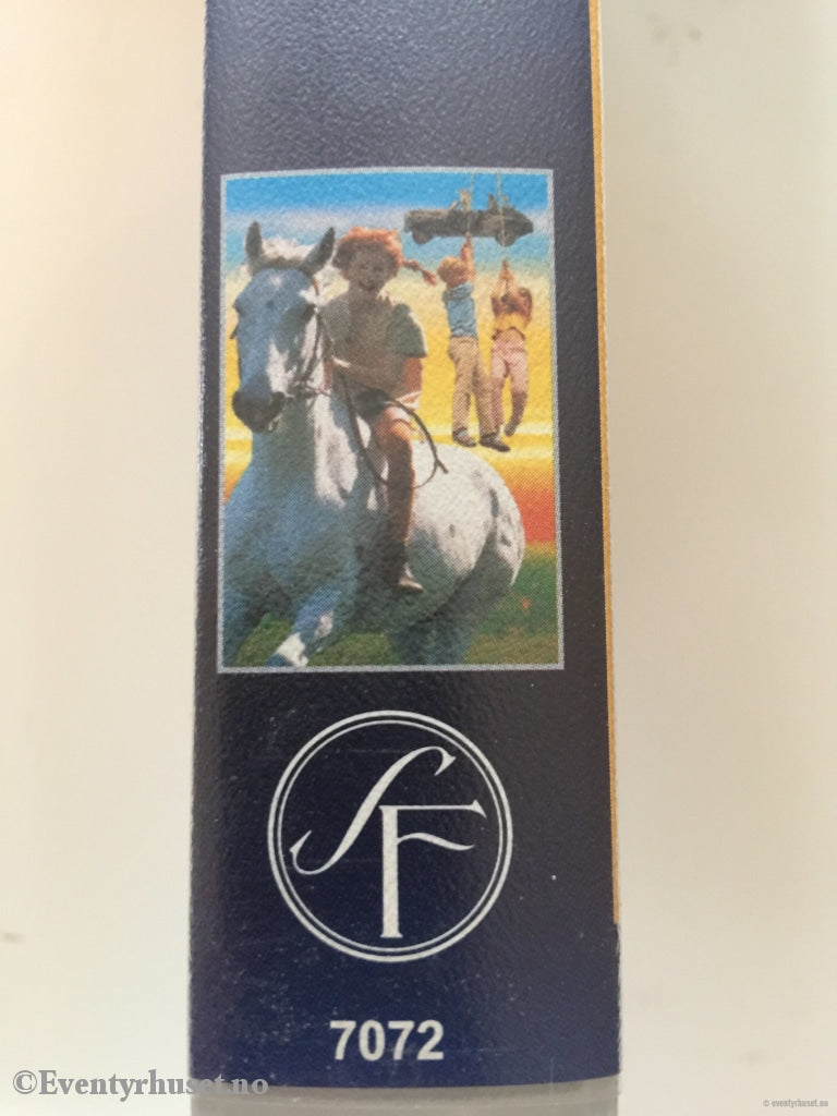 Astrid Lindgren. 1970. Pippi Langstrømpe På Rømmen. Lindgrens Klassikere. Vhs. Vhs