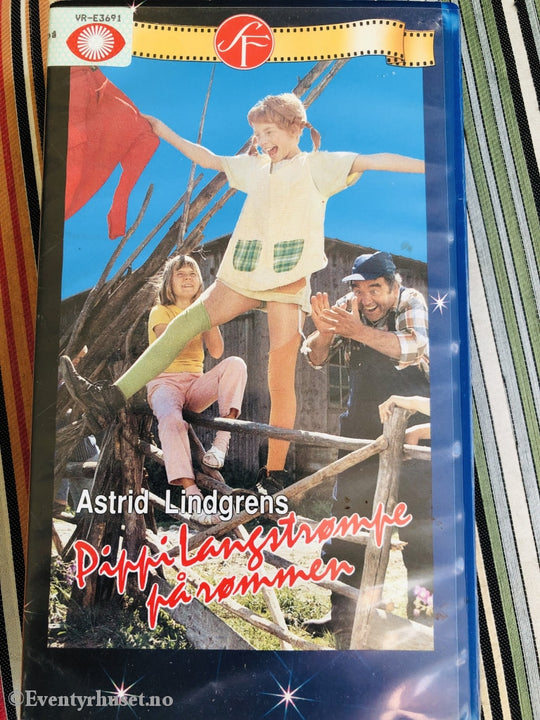 Astrid Lindgren. 1970. Pippi Langstrømpe På Rømmen. Vhs. Vhs