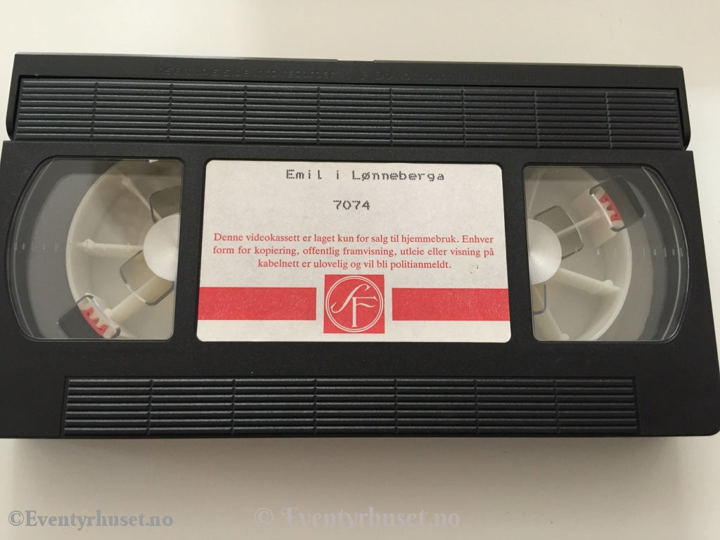 Astrid Lindgren. 1971. Emil I Lønneberga. Vhs. Vhs