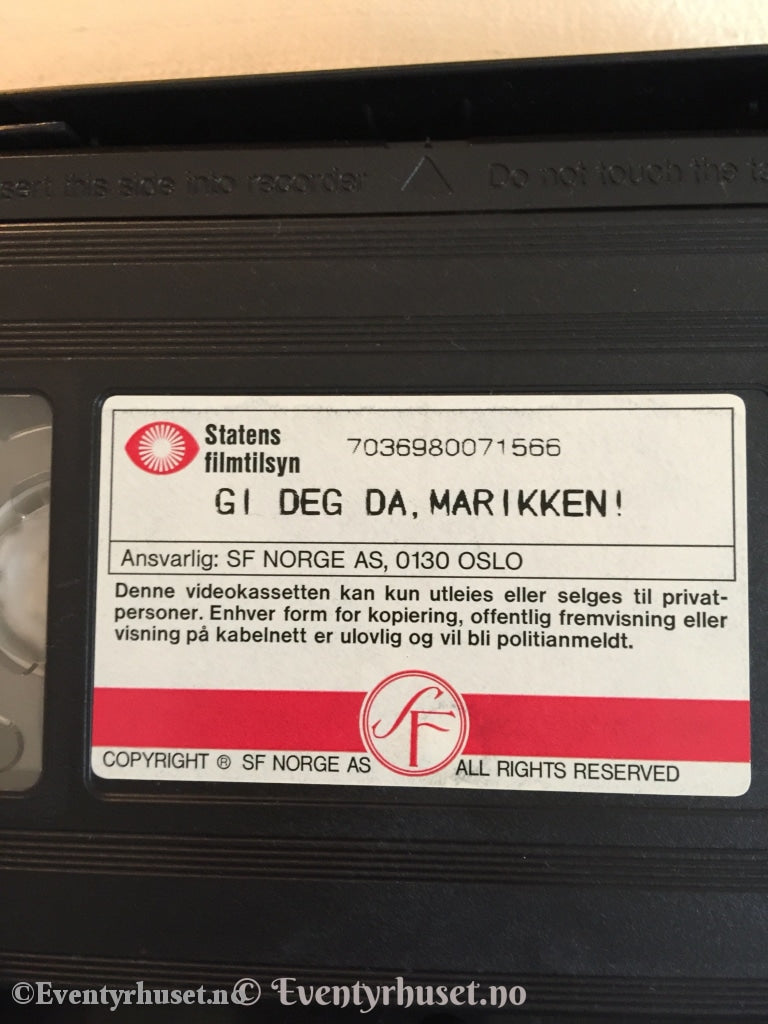 Astrid Lindgren. 1979. Gi Deg Da Marikken! Vhs. Vhs