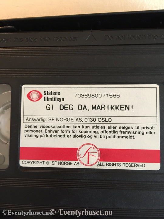 Astrid Lindgren. 1979. Gi Deg Da Marikken! Vhs. Vhs