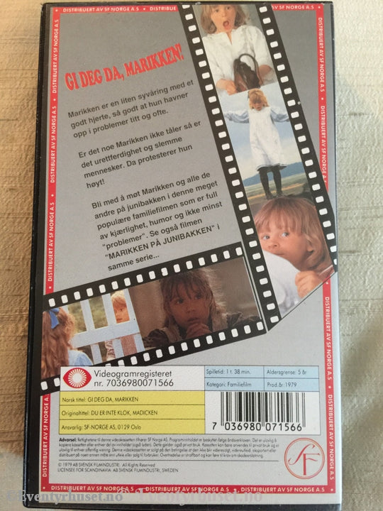 Astrid Lindgren. 1979. Gi Deg Da Marikken! Vhs. Vhs