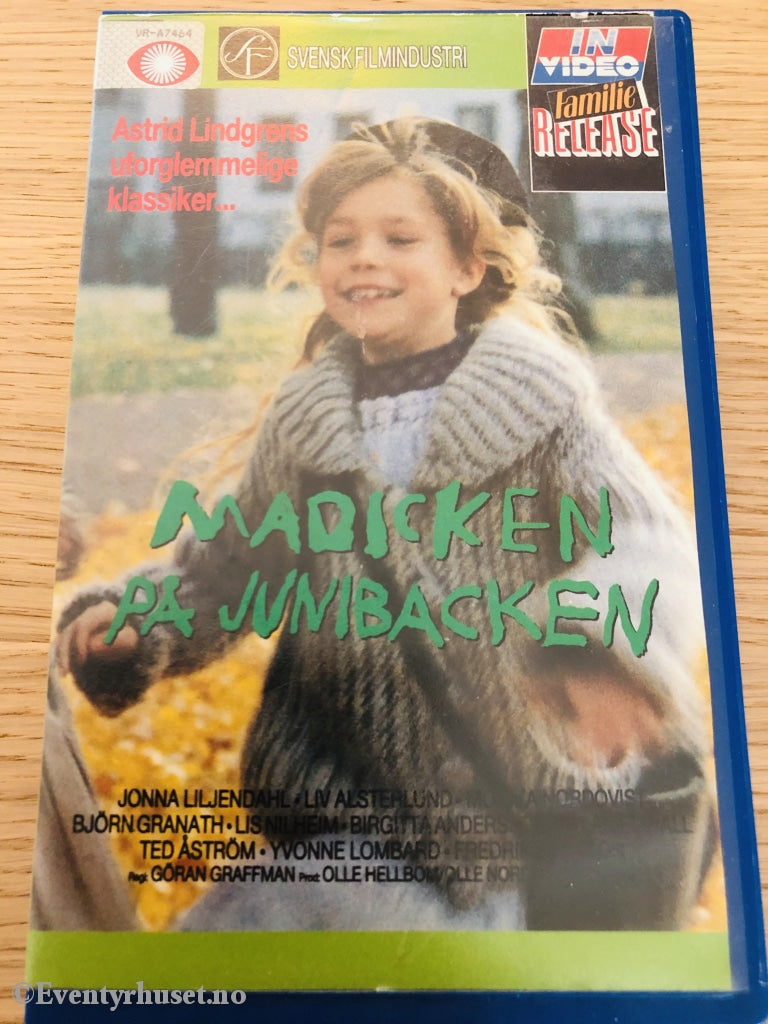 Astrid Lindgren. 1980. Madicken På Junibacken. Vhs Big Box.