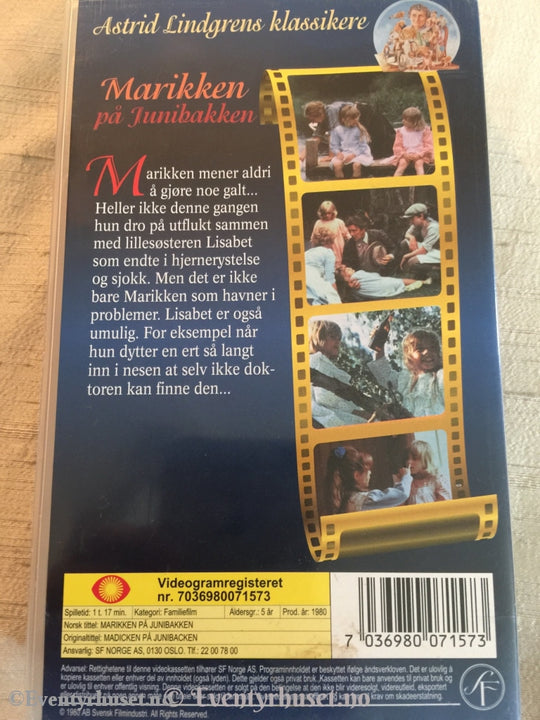 Astrid Lindgren. 1980. Marikken På Junibakken. Vhs. Vhs