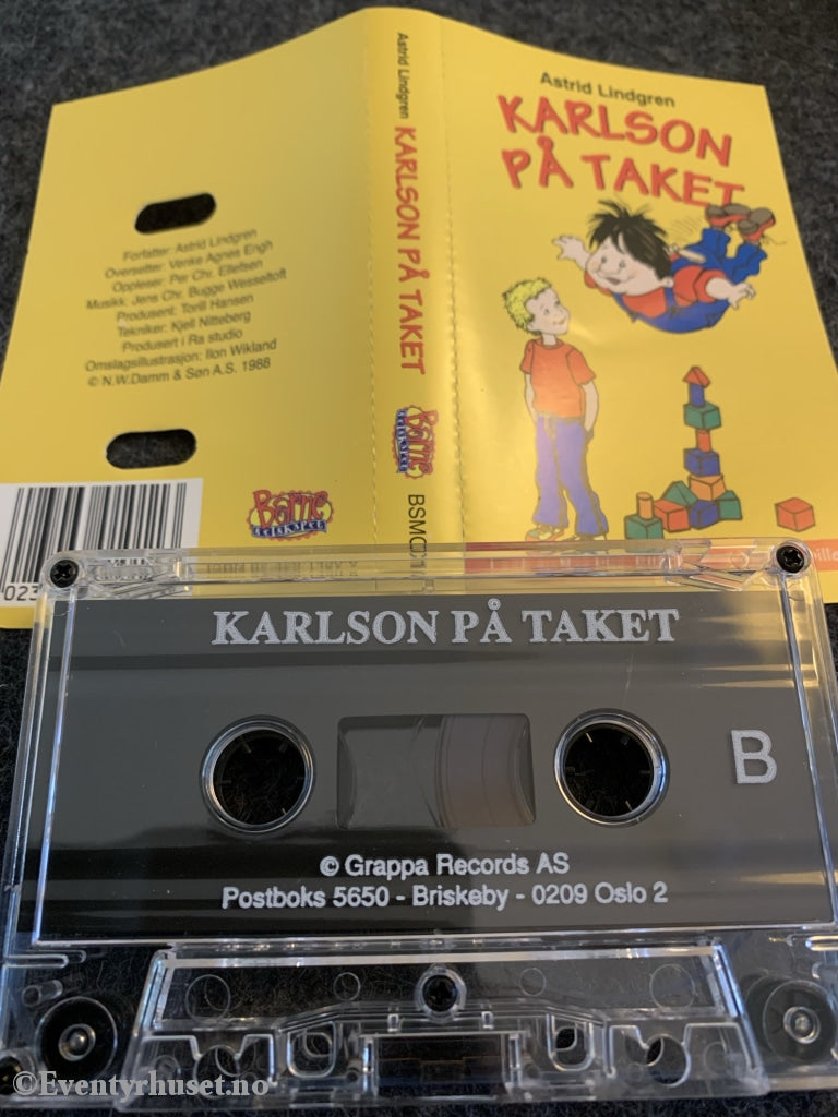 Astrid Lindgren. 1988. Karlson På Taket. Kassettbok