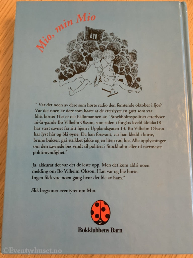 Astrid Lindgren. 1992. Mio Min Mio. Fortelling