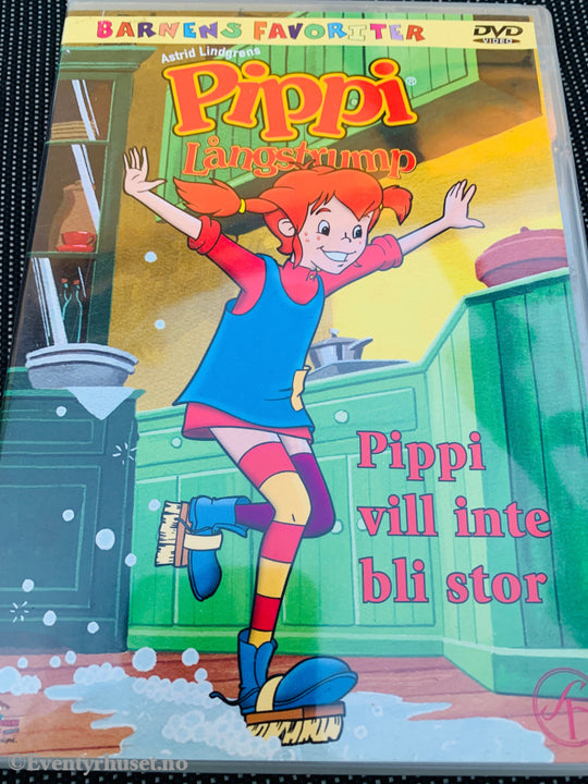Astrid Lindgren. 1997. Pippi Långstrump vil interesse bli stor. 1997. DVD. Svensk utgave. DVD