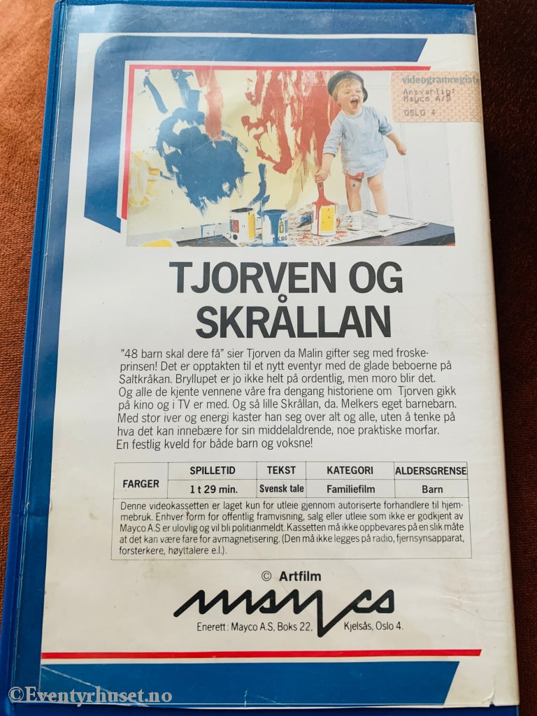 Astrid Lindgren. Tjorven Og Skrållan. Vhs Big Box.
