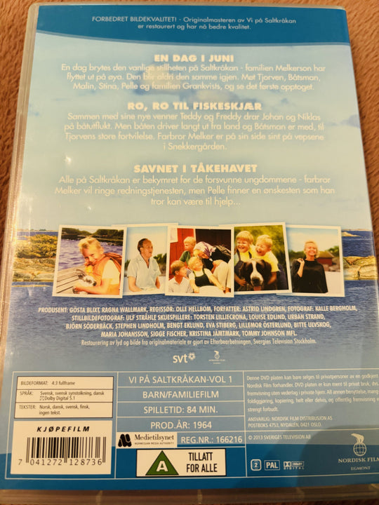 Astrid Lindgren. Vi på Saltkråkan. DVD.