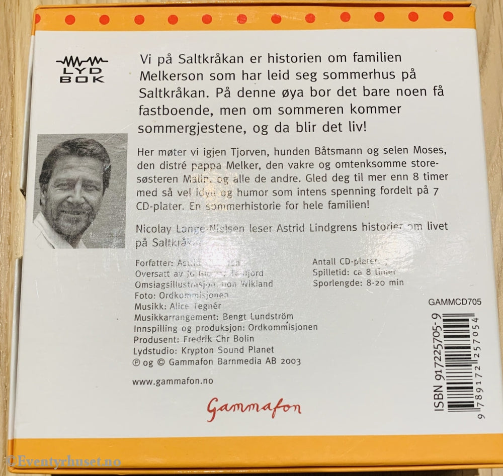 Astrid Lindgren. Vi På Saltkråkan. Lydbok 7 Cd.