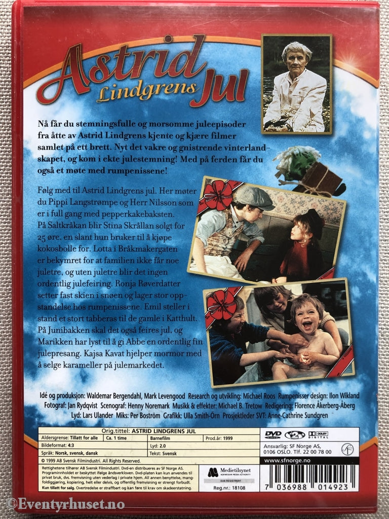 Astrid Lindgrens Jul. 1999. Dvd. Dvd