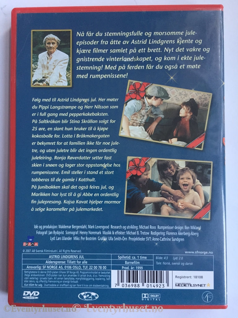 Astrid Lindgrens Jul. Dvd. Dvd
