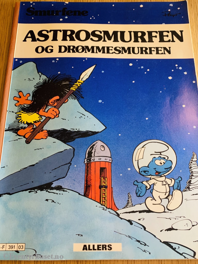 Astrosmurfen Og Drømmesmurfen. 1979. Tegneseriealbum