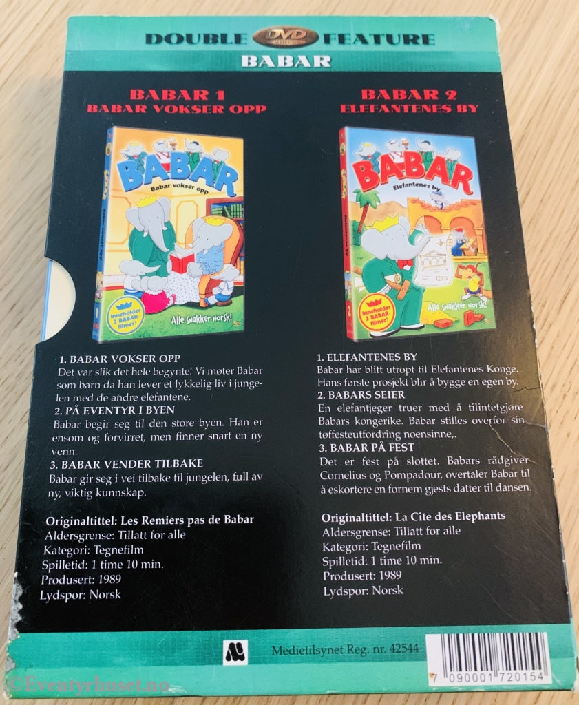 Babar. 1989. Dvd Samleboks.