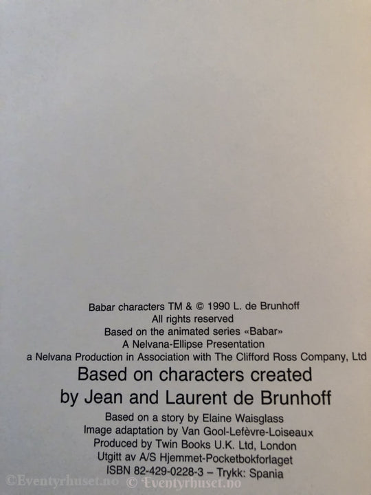 Babar Forteller Historien Om Pianisten. 1990. Fortelling