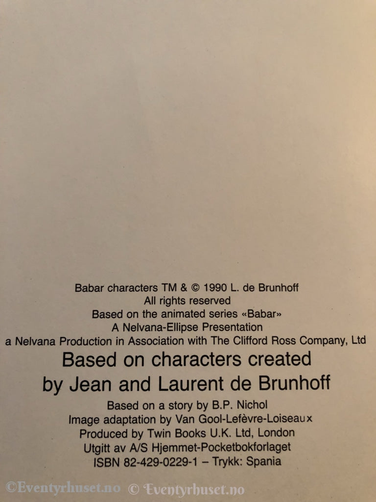 Babar Forteller Historien Om Verdens Beste Gave. 1990. Fortelling