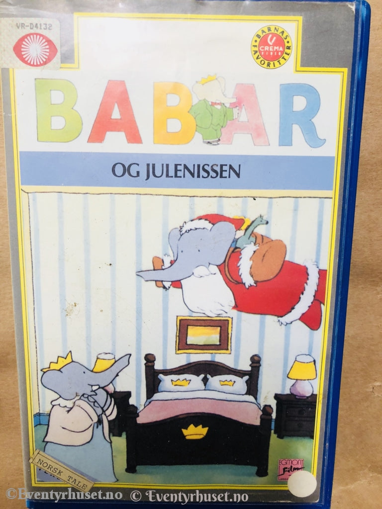 Babar Og Julenissen. 1989. Vhs Big Box.