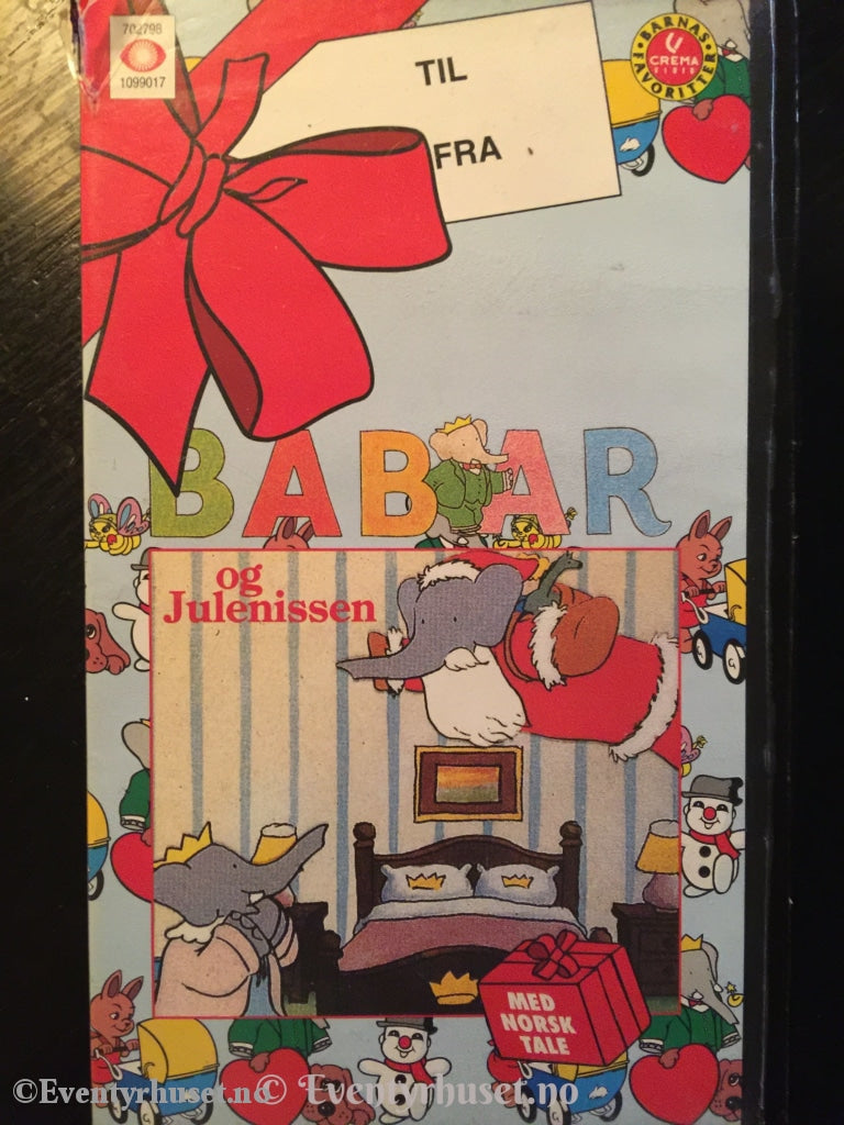Babar Og Julenissen. 1993. Vhs. Vhs