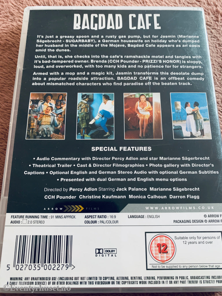 Bagdad Café (1987). DVD.
